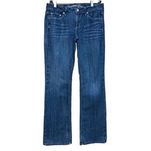 American Eagle True Boot Womens 6 Regular Medium Wash Stretch Bootcut Jeans
